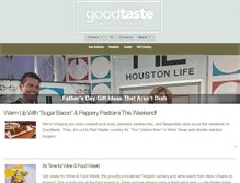 Tablet Screenshot of goodtaste.tv